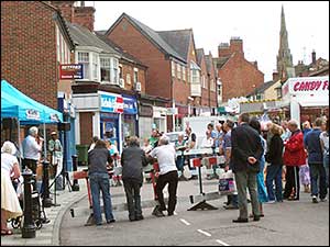 Entertainment in central High Street