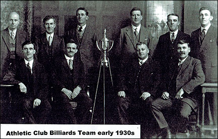 1930s billards team