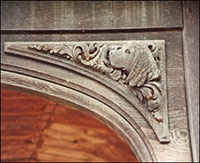 Detail of some of the animal carvings 