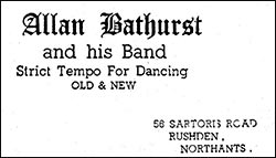 Allan Bathurst card