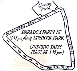 The route for the procession
