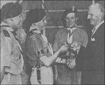 Ray Corby gets his badge