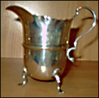 The cream jug presented to Freda Shortland