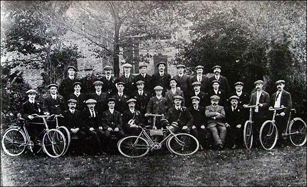 Possibly the Athletic Club cyclists?