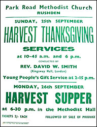 1968 Harvest Supper