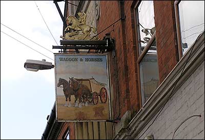 The sign of the Waggon & Horses