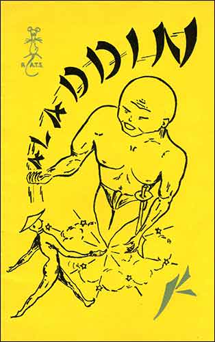 Programme Cover, RATS Aladdin 1964