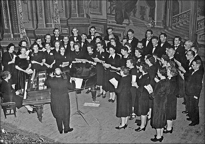 St cecvilia Singers in 1951