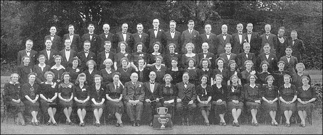the choir in 1946