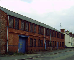 Chapman's factory today showing the wide pavement where Doris leanrt to dance