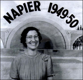 Gladys Lawrence in Napier NZ c 1950