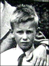 Jonathan Bates as a boy