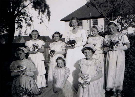 May Queen with her attendants c.1952/3