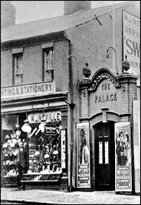 Photograph showing the entrance to the Palace Cinema in the High Street