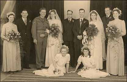 Roy and Jean's Wedding 1950
