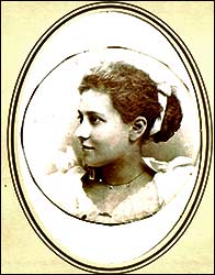 A photograph of Fanny Shortland thought to have been taken at her engagement.