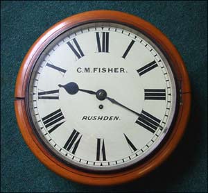 Clock now in Rushden Museum
