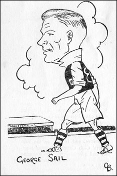 Cartoon of George Sail, by George Boston