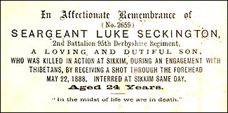 obituary card