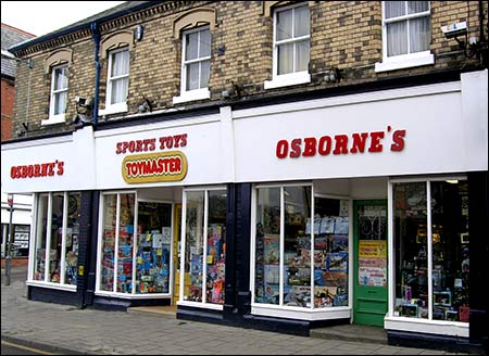 Osborne's toy shoop on the corner of High Street and Victoria Road.  