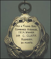1924 Medal won by Charles Clark