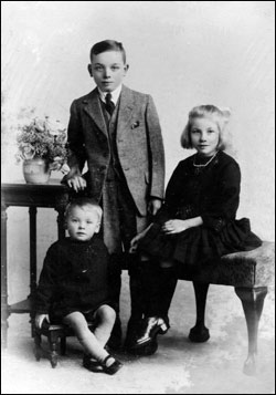 Ada with her two brothers, Eric & George