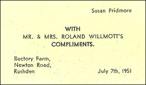 Roland Willmott's business card