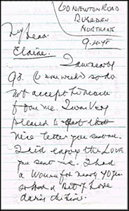 letter to Elaine