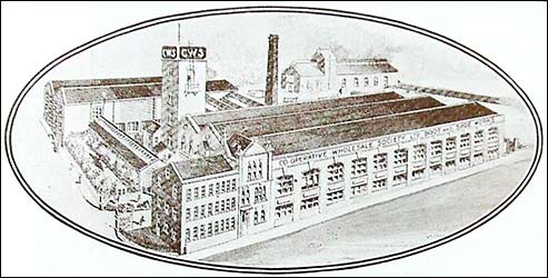 The factory before the office fronting Rectory Road was built