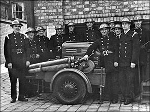 Picture of the Co-op Fire Brigade 1940s