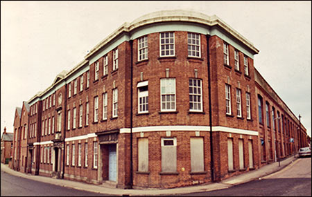 The Co-op Factory on the corner of Rectory and Portland Roads just before its partial demolition