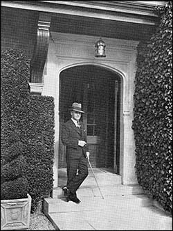 John outside his home in the 1930s