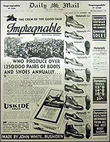 The 1930 advert in the Daily Mail