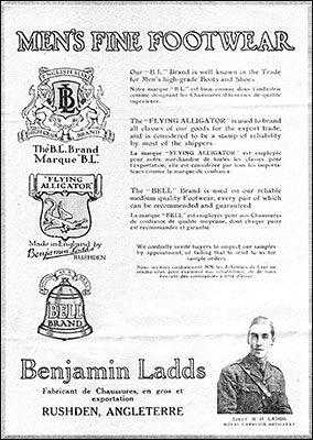 Advert c1918 in French
