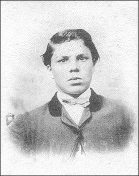 George Warner as a young man