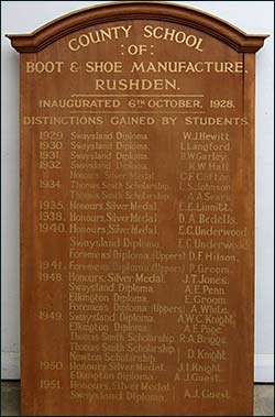 Honours Board 1929-1951