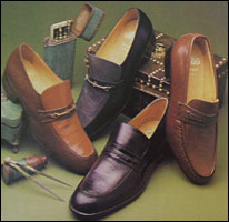 Grenson's shoes on display