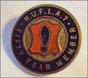NUFLAT 50 year's membership badge