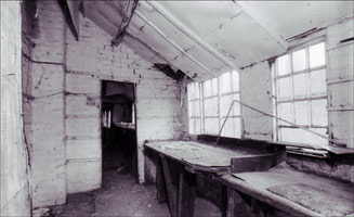 view into the adjoining workshop