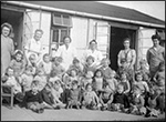 Tennyson Nursery in 1944.  Click here for the story of education in Rushden