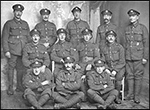 Local members of the Northants Regiment in the First World War. Click here for other information available on Rushden in wartime throughout the ages
