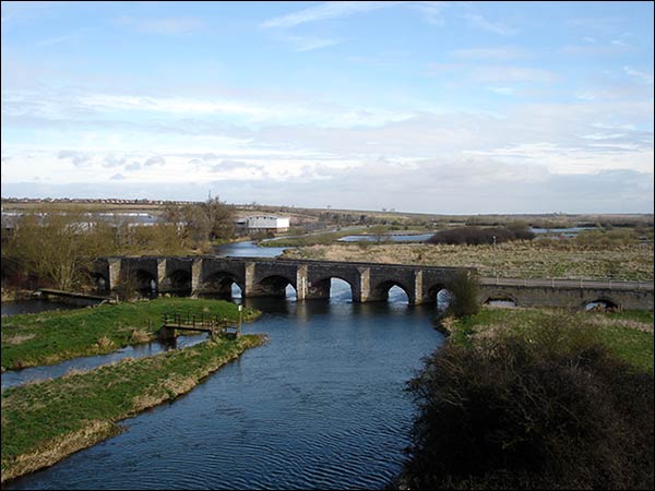 Bridge across the river Nene
