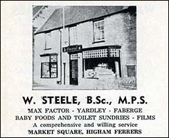 Advert for W.Steele