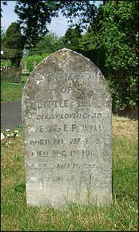 Isabella's gravestone
