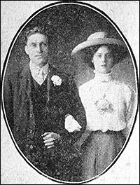Pte Webb and his wife