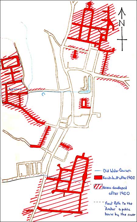 Map of parish extension