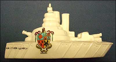 Model of HMS Queen Elizabeth