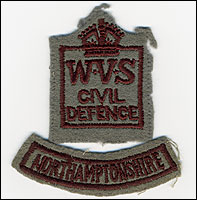 Insignia from a WVS uniform