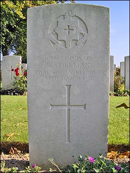 His grave in France