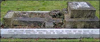 The family grave at Rushden Cemetery
